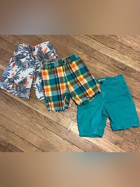 Janie&Jack,HannaAndersson,ON Shorts Bundle Boys size 5 Colorful Bright Dressy